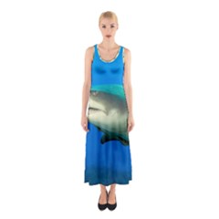 Lemon Shark Sleeveless Maxi Dress by trendistuff