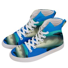 Lemon Shark Women s Hi-top Skate Sneakers by trendistuff