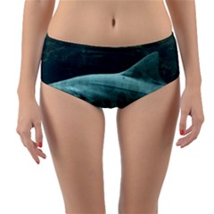 Leopard Shark Reversible Mid-waist Bikini Bottoms by trendistuff