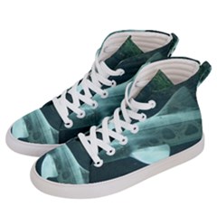 Leopard Shark Women s Hi-top Skate Sneakers by trendistuff