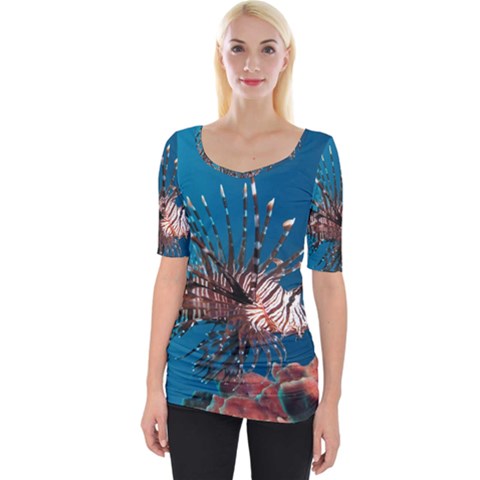 Lionfish 1 Wide Neckline Tee by trendistuff