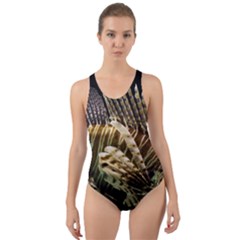 Lionfish 3 Cut-out Back One Piece Swimsuit by trendistuff