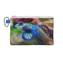 Mandarinfish 1 Canvas Cosmetic Bag (medium) by trendistuff