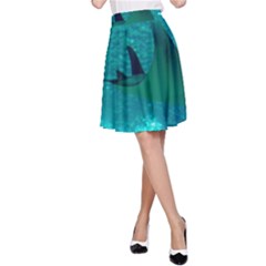 Manta Ray 1 A-line Skirt by trendistuff