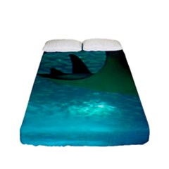 Manta Ray 1 Fitted Sheet (full/ Double Size) by trendistuff