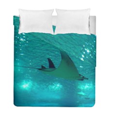 Manta Ray 1 Duvet Cover Double Side (full/ Double Size) by trendistuff