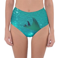 MANTA RAY 1 Reversible High-Waist Bikini Bottoms