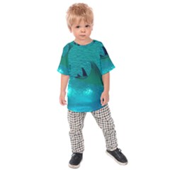 MANTA RAY 1 Kids Raglan Tee