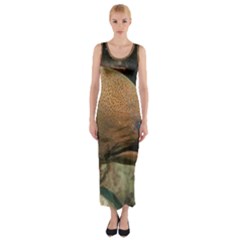 Moray Eel 1 Fitted Maxi Dress by trendistuff