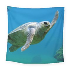 Sea Turtle 2 Square Tapestry (large) by trendistuff