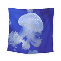 Spotted Jellyfish Square Tapestry (small)