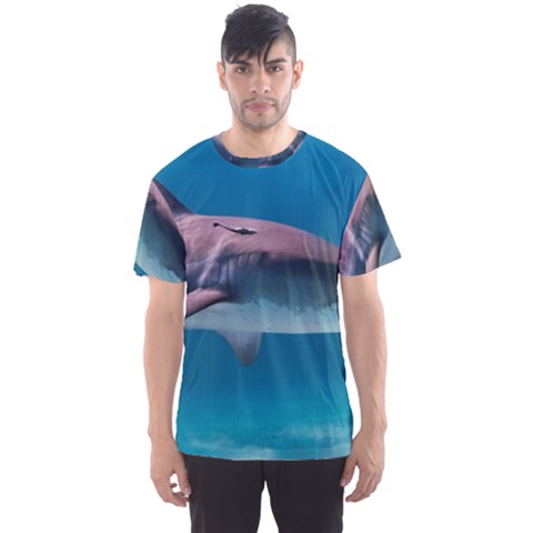 Tiger Shark 1 Men s Sports Mesh Tee by trendistuff