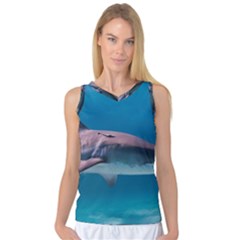 Tiger Shark 1 Women s Basketball Tank Top by trendistuff