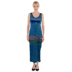 Whale Shark 1 Fitted Maxi Dress by trendistuff