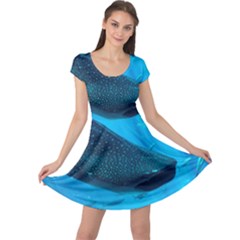 Whale Shark 2 Cap Sleeve Dress by trendistuff