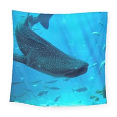 Whale Shark 2 Square Tapestry (large) by trendistuff