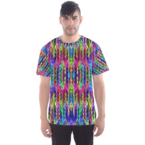 Colorful-7 Men s Sports Mesh Tee by ArtworkByPatrick