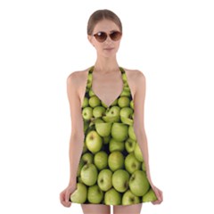 Apples 3 Halter Dress Swimsuit  by trendistuff