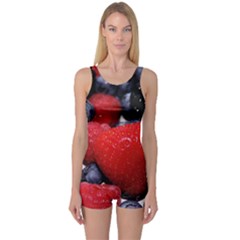 Berries 1 One Piece Boyleg Swimsuit by trendistuff