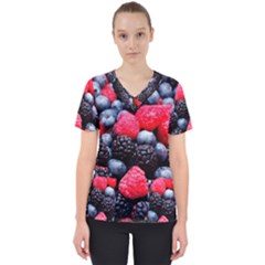 Berries 2 Scrub Top by trendistuff