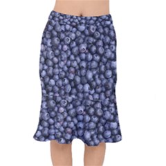 Blueberries 3 Mermaid Skirt by trendistuff