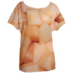 Cantaloupe Women s Oversized Tee by trendistuff