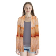 CANTALOUPE Drape Collar Cardigan