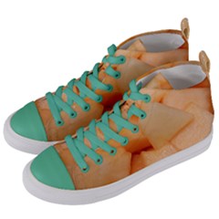 Cantaloupe Women s Mid-top Canvas Sneakers by trendistuff