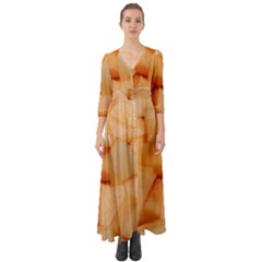 CANTALOUPE Button Up Boho Maxi Dress