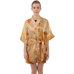 CANTALOUPE Quarter Sleeve Kimono Robe