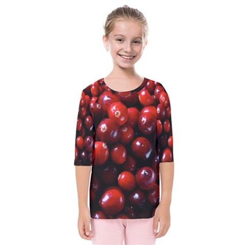 Cranberries 1 Kids  Quarter Sleeve Raglan Tee by trendistuff