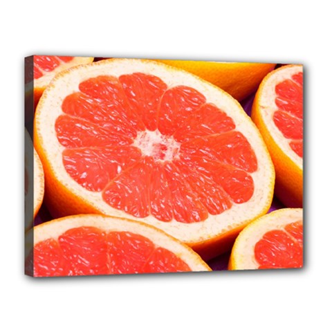 Grapefruit 1 Canvas 16  X 12  by trendistuff