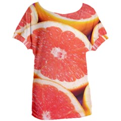 Grapefruit 1 Women s Oversized Tee by trendistuff