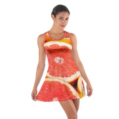 Grapefruit 1 Cotton Racerback Dress by trendistuff