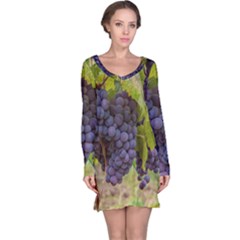 Grapes 4 Long Sleeve Nightdress by trendistuff