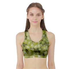 Grapes 5 Sports Bra With Border by trendistuff