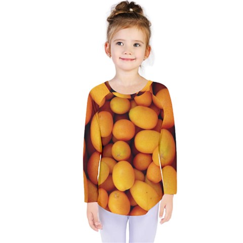 Kumquat 1 Kids  Long Sleeve Tee by trendistuff