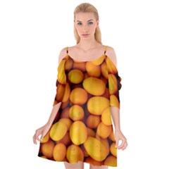 Kumquat 1 Cutout Spaghetti Strap Chiffon Dress by trendistuff