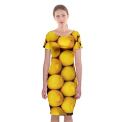 Lemons 2 Classic Short Sleeve Midi Dress by trendistuff