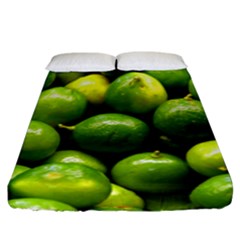 Limes 1 Fitted Sheet (california King Size) by trendistuff