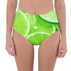 Limes 2 Reversible High-waist Bikini Bottoms by trendistuff