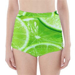 Limes 2 High-waisted Bikini Bottoms by trendistuff