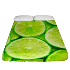 Limes 3 Fitted Sheet (california King Size) by trendistuff