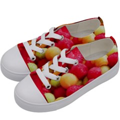 Melon Balls Kids  Low Top Canvas Sneakers by trendistuff