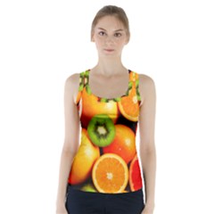 Mixed Fruit 1 Racer Back Sports Top by trendistuff