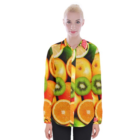 Mixed Fruit 1 Womens Long Sleeve Shirt by trendistuff