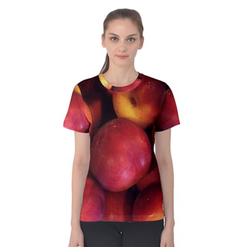 Nectarines Women s Cotton Tee by trendistuff