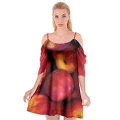 Nectarines Cutout Spaghetti Strap Chiffon Dress by trendistuff