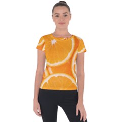 Oranges 4 Short Sleeve Sports Top  by trendistuff