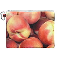Peaches 1 Canvas Cosmetic Bag (xxl) by trendistuff